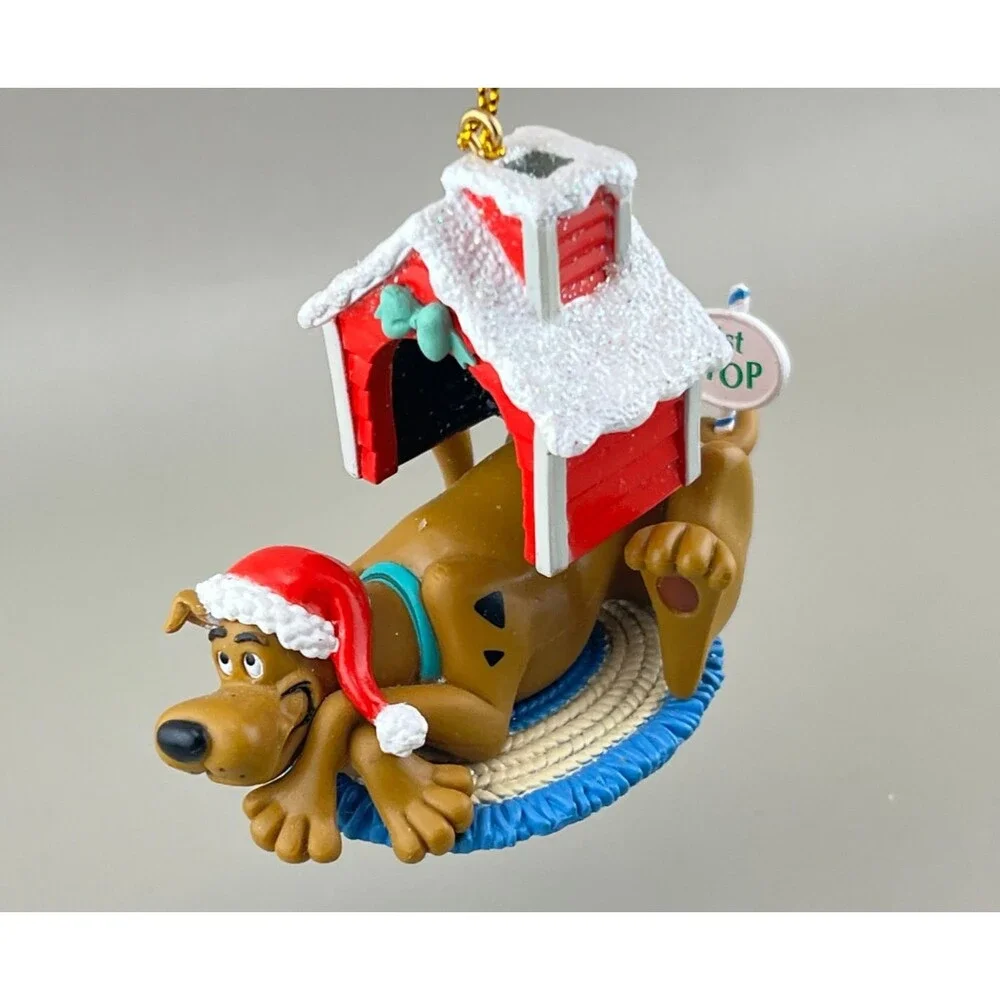 Vtg 2002 Cartoon Network SCOOBY-DOO! Doghouse 1st Stop Ornament Christmas Tree
